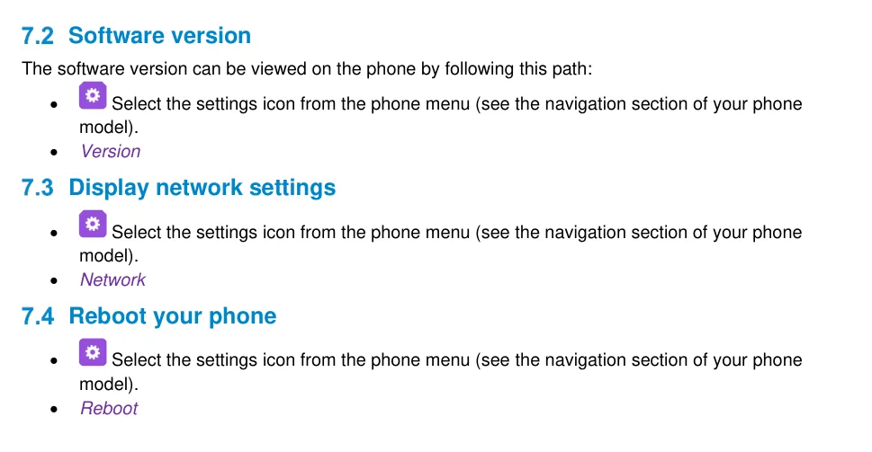 The “Display network settings” section in the Cloud Edition DeskPhone manual