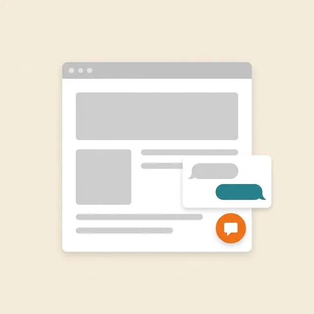 Inquiries without replacing the site
